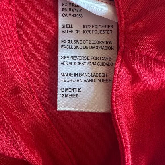 St. Louis Cardinals Jersey - Size 12 Months - Red - Picture 4 of 6